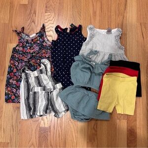 Trendy Toddler Girl Summer Bundle Lot 18M-2T. 10 Pieces Total - EUC!